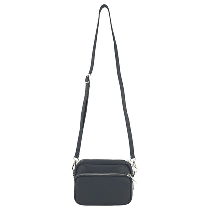 modamoda de - T231 - ital. Umhängetasche Klein Small aus Leder