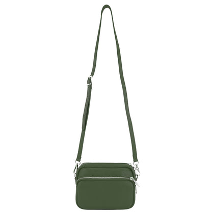 modamoda de - T231 - ital. Umhängetasche Klein Small aus Leder