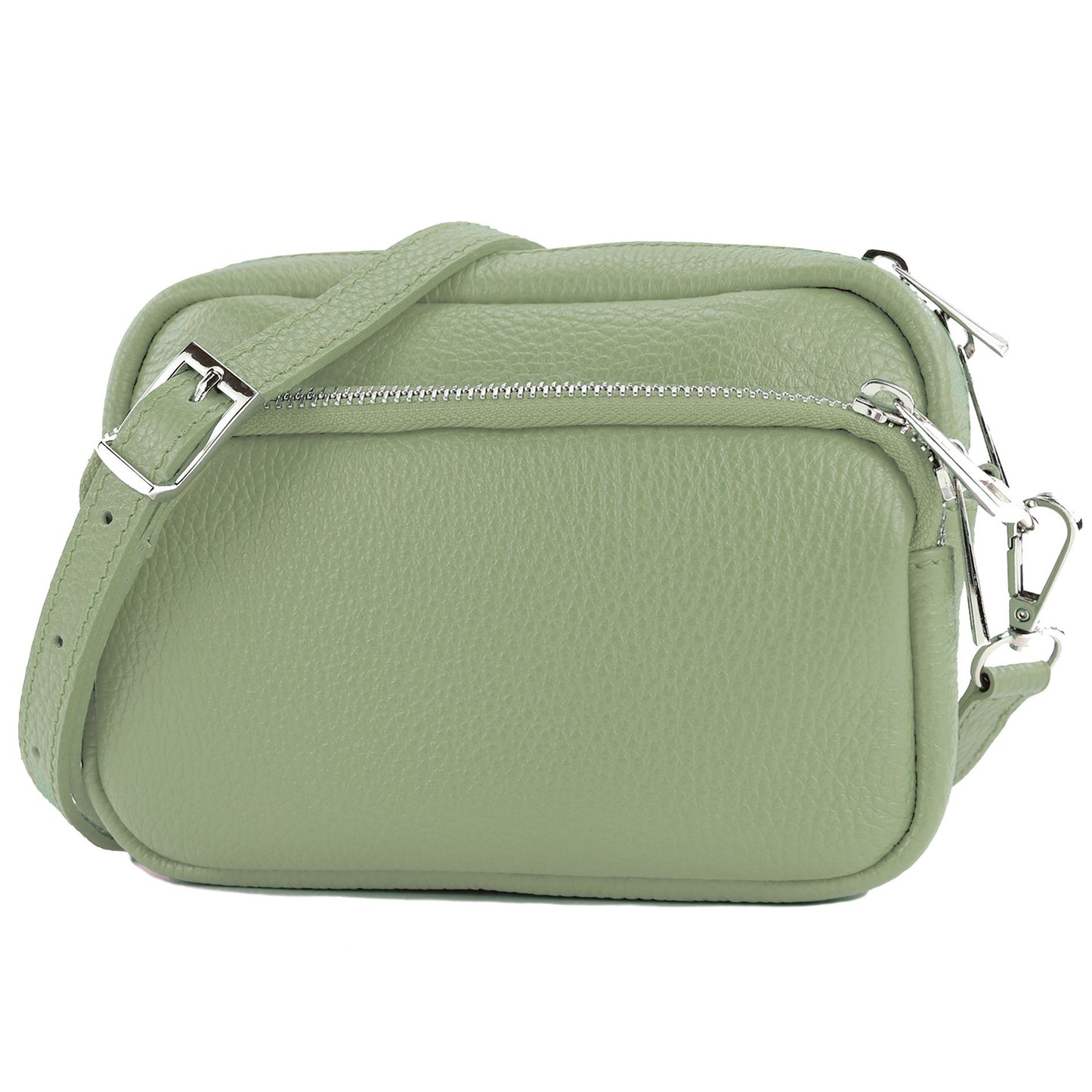 modamoda de - T231 - ital. Umhängetasche Klein Small aus Leder