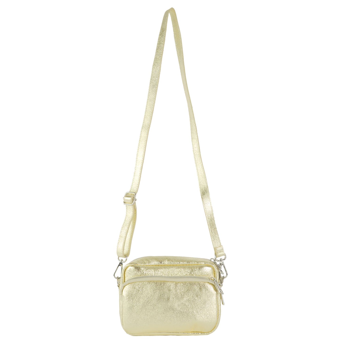 modamoda de - T231 - ital. Umhängetasche Klein Small aus Leder