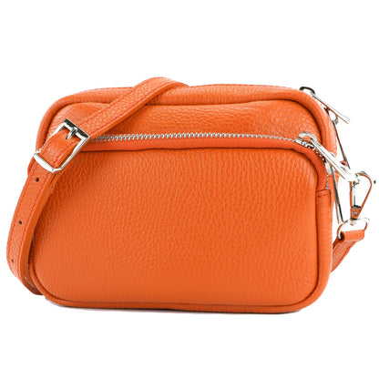 modamoda de - T231 - ital. Umhängetasche Klein Small aus Leder