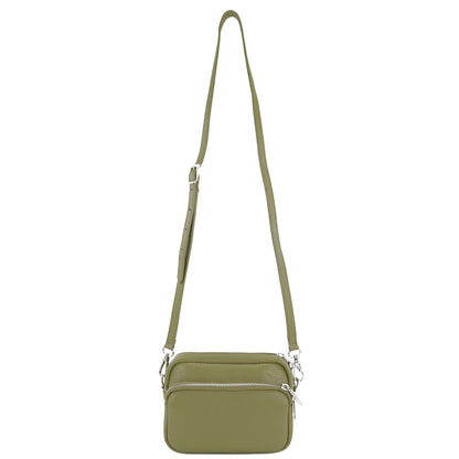 modamoda de - T231 - ital. Umhängetasche Klein Small aus Leder