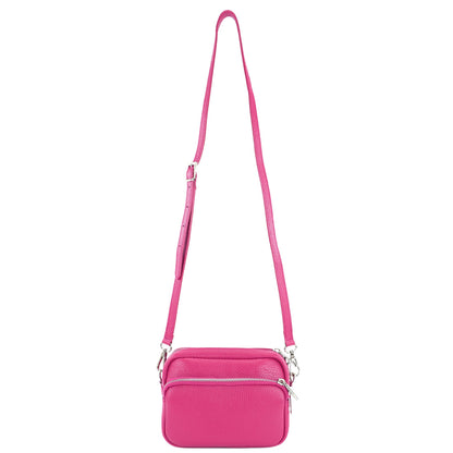 modamoda de - T231 - ital. Umhängetasche Klein Small aus Leder