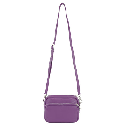 modamoda de - T231 - ital. Umhängetasche Klein Small aus Leder