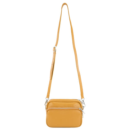 modamoda de - T231 - ital. Umhängetasche Klein Small aus Leder