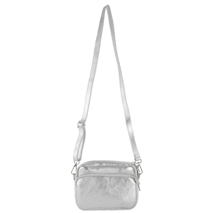 modamoda de - T231 - ital. Umhängetasche Klein Small aus Leder