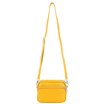 modamoda de - T231 - ital. Umhängetasche Klein Small aus Leder