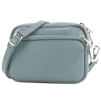 modamoda de - T231 - ital. Umhängetasche Klein Small aus Leder