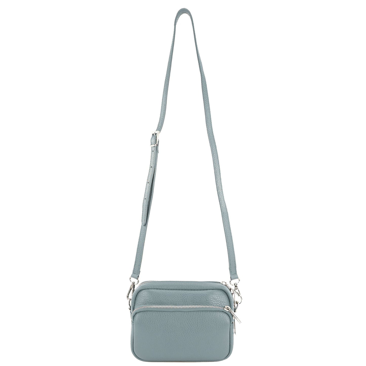 modamoda de - T231 - ital. Umhängetasche Klein Small aus Leder