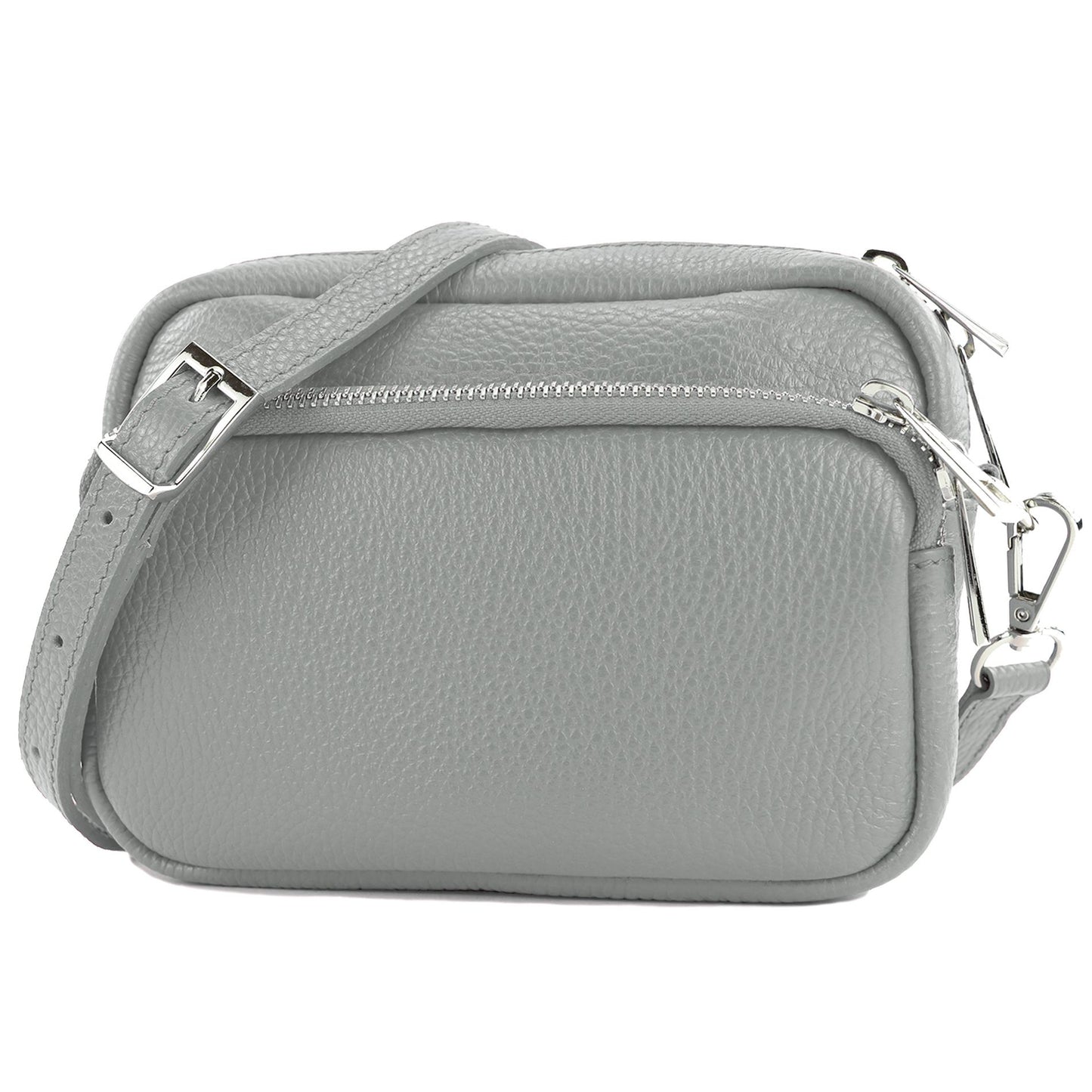 modamoda de - T231 - ital. Umhängetasche Klein Small aus Leder