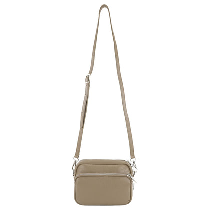 modamoda de - T231 - ital. Umhängetasche Klein Small aus Leder
