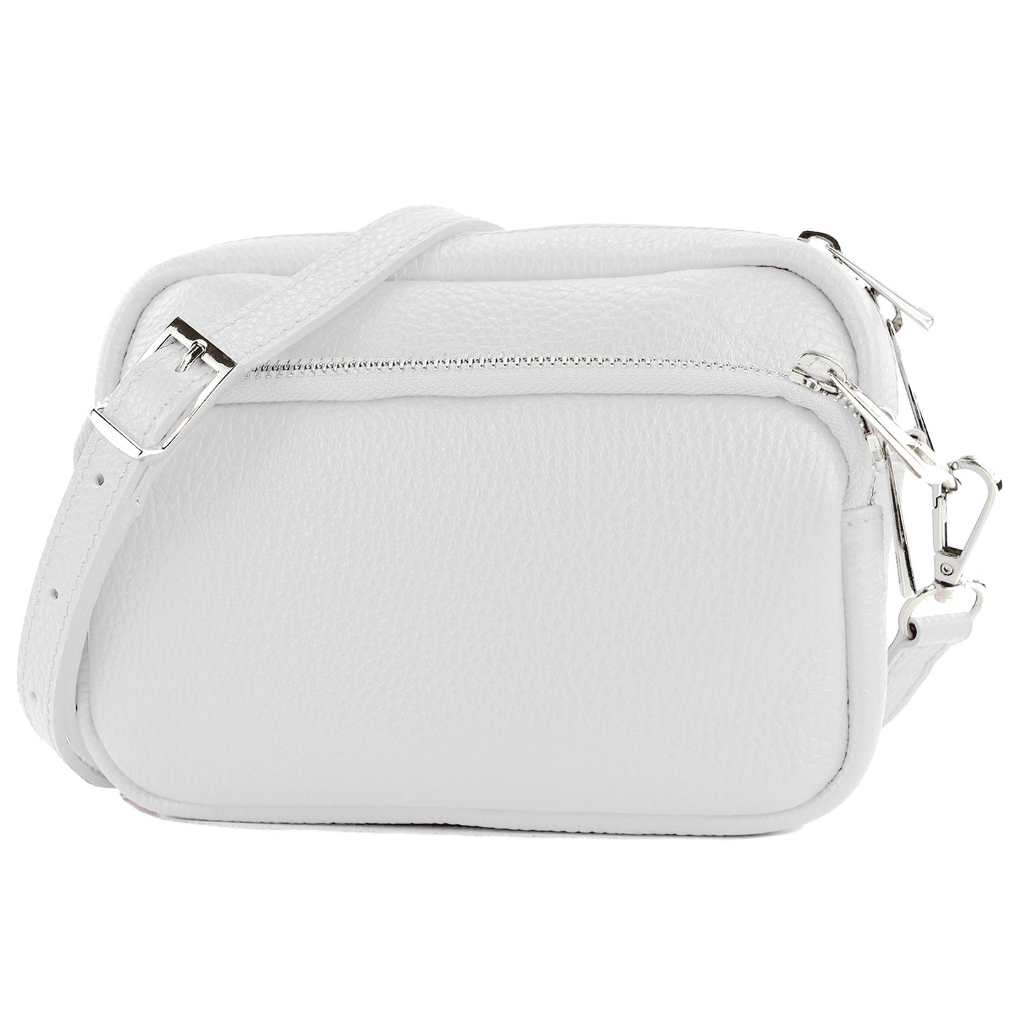 modamoda de - T231 - ital. Umhängetasche Klein Small aus Leder
