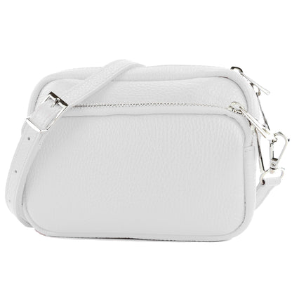 modamoda de - T231 - ital. Umhängetasche Klein Small aus Leder