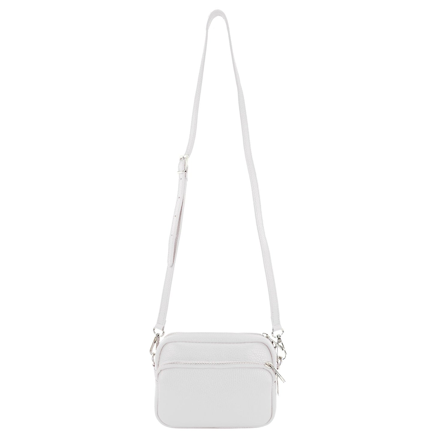modamoda de - T231 - ital. Umhängetasche Klein Small aus Leder