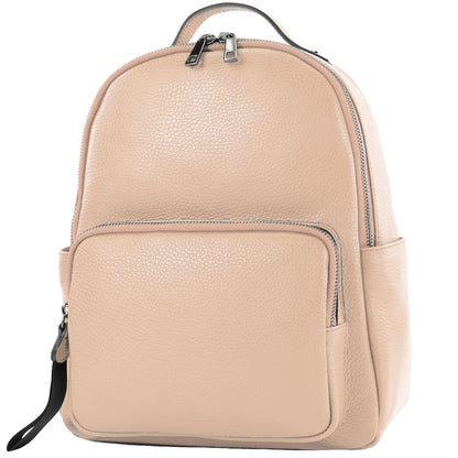 modamoda de - T234 - Damen Rucksack Tasche ital. Echtleder