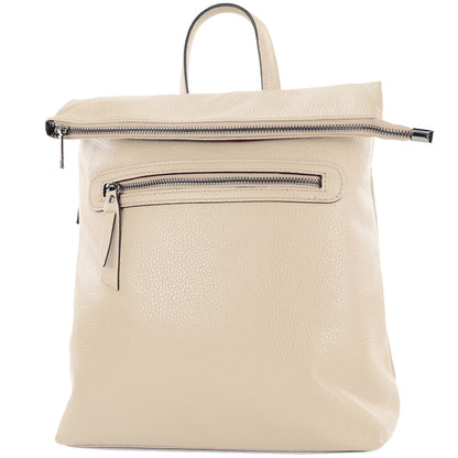 modamoda de - T235 - Damen Rucksack Tasche ital. Echtleder