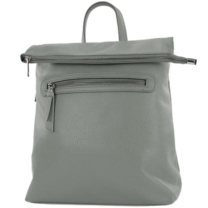 modamoda de - T235 - Damen Rucksack Tasche ital. Echtleder