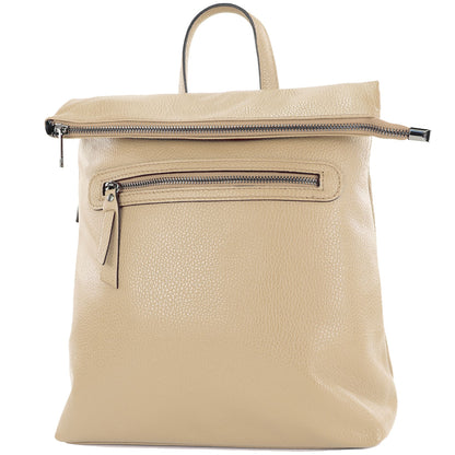 modamoda de - T235 - Damen Rucksack Tasche ital. Echtleder