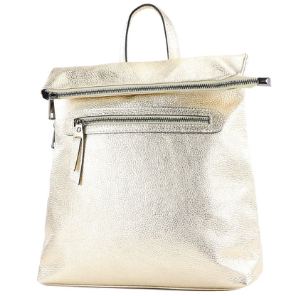 modamoda de - T235 - Damen Rucksack Tasche ital. Echtleder