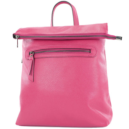 modamoda de - T235 - Damen Rucksack Tasche ital. Echtleder