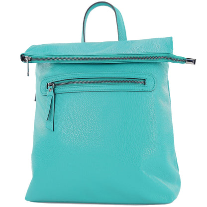 modamoda de - T235 - Damen Rucksack Tasche ital. Echtleder