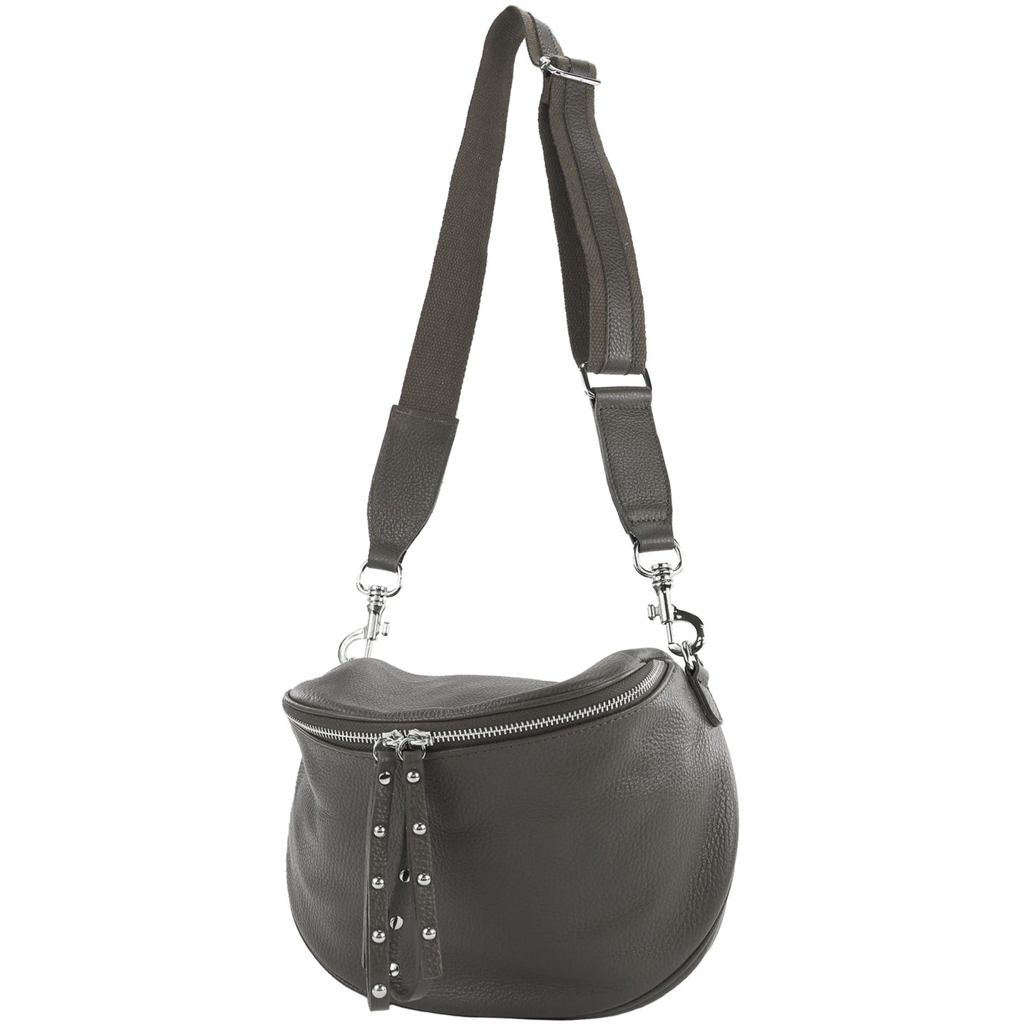 modamoda de - T236 - Umhängetasche Klein Small aus  ital. Leder