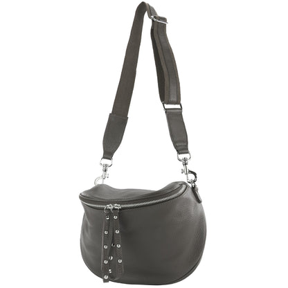 modamoda de - T236 - Umhängetasche Klein Small aus  ital. Leder