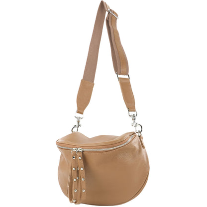 modamoda de - T236 - Umhängetasche Klein Small aus  ital. Leder