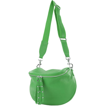 modamoda de - T236 - Umhängetasche Klein Small aus  ital. Leder