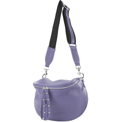 modamoda de - T236 - Umhängetasche Klein Small aus  ital. Leder