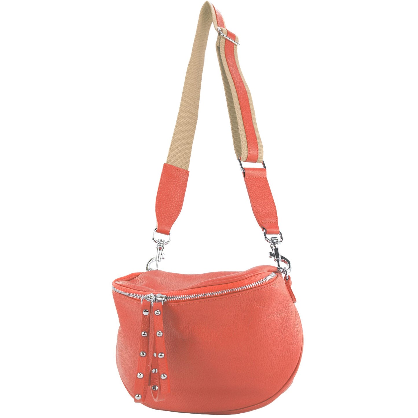 modamoda de - T236 - Umhängetasche Klein Small aus  ital. Leder