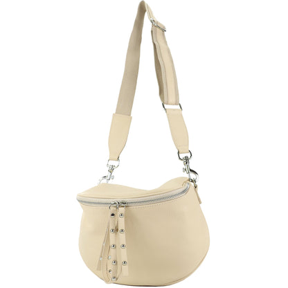modamoda de - T236 - Umhängetasche Klein Small aus  ital. Leder