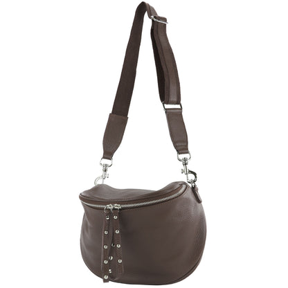 modamoda de - T236 - Umhängetasche Klein Small aus  ital. Leder