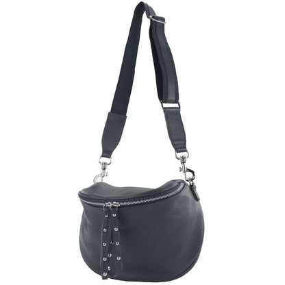 modamoda de - T236 - Umhängetasche Klein Small aus  ital. Leder