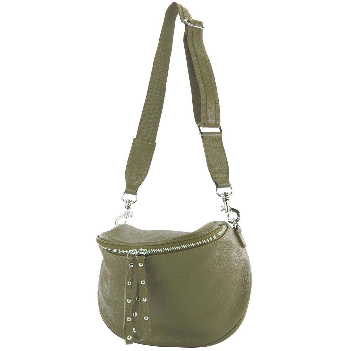 modamoda de - T236 - Umhängetasche Klein Small aus  ital. Leder