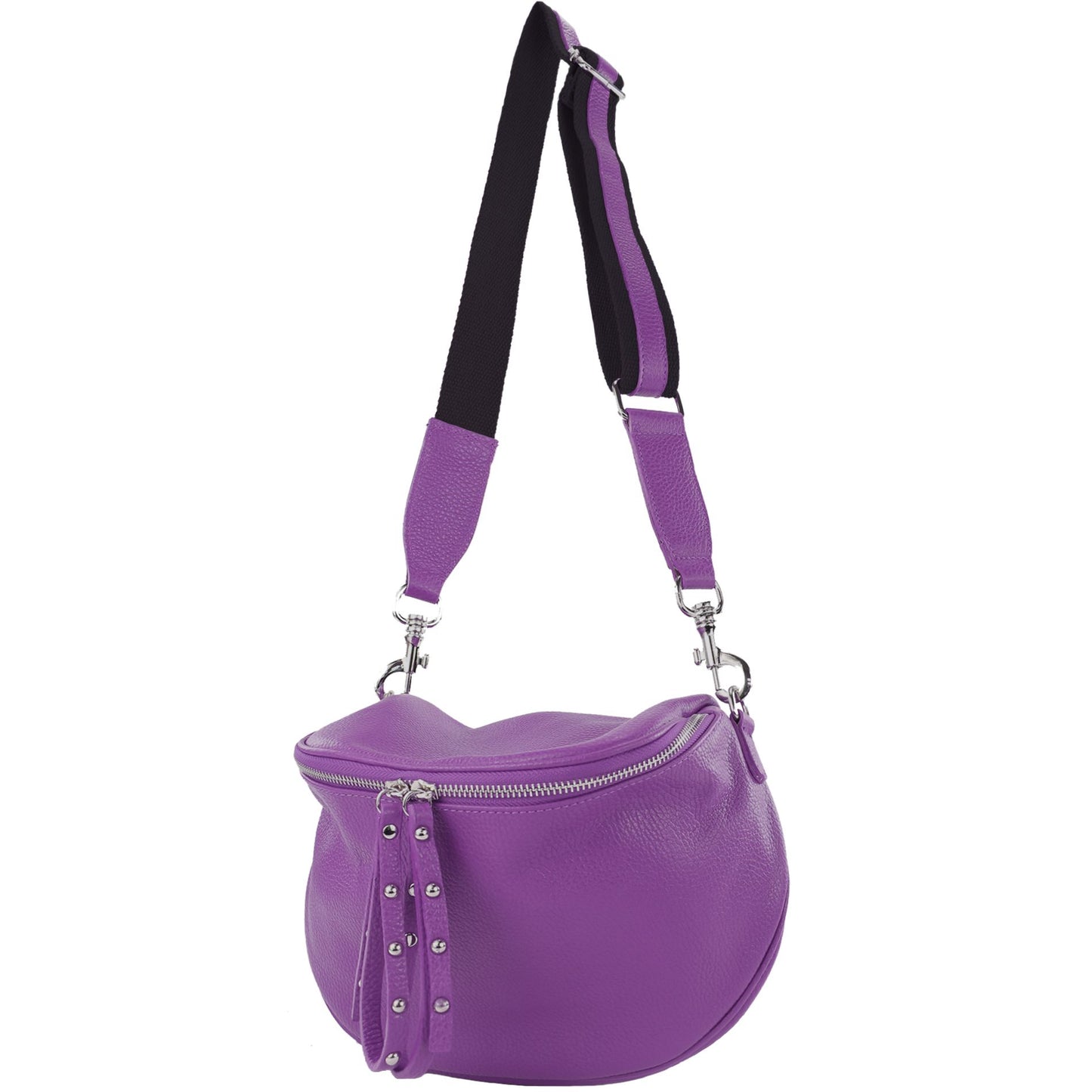 modamoda de - T236 - Umhängetasche Klein Small aus  ital. Leder