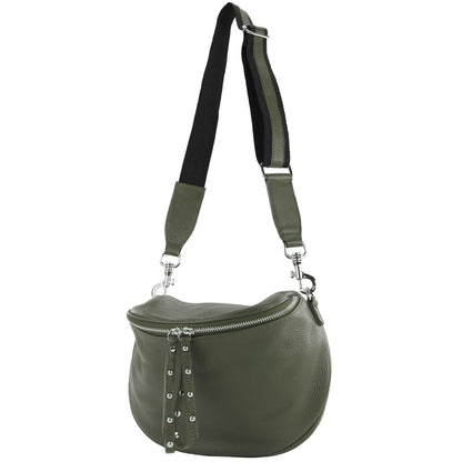 modamoda de - T236 - Umhängetasche Klein Small aus  ital. Leder