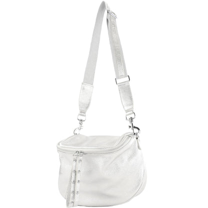modamoda de - T236 - Umhängetasche Klein Small aus  ital. Leder
