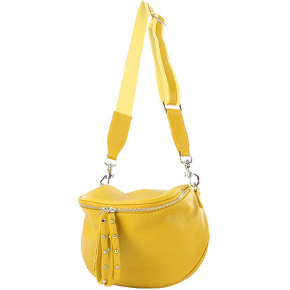 modamoda de - T236 - Umhängetasche Klein Small aus  ital. Leder