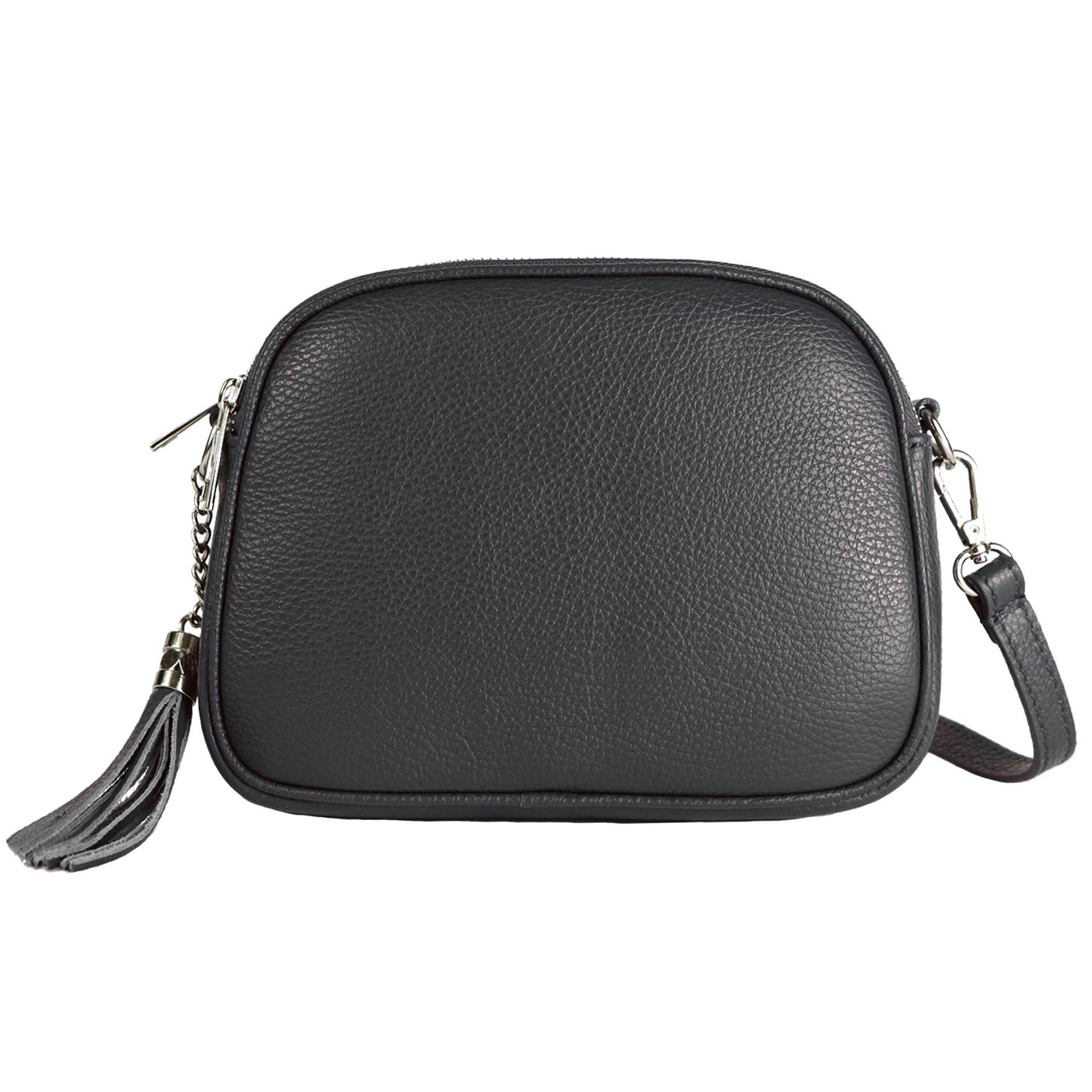 modamoda de - T238 - ital. Damen Umhängetasche Leder Medium