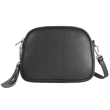 modamoda de - T238 - ital. Damen Umhängetasche Leder Medium