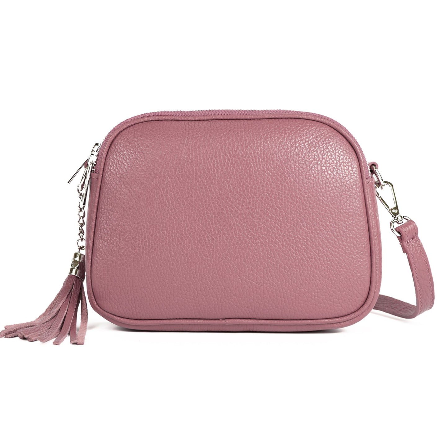 modamoda de - T238 - ital. Damen Umhängetasche Leder Medium