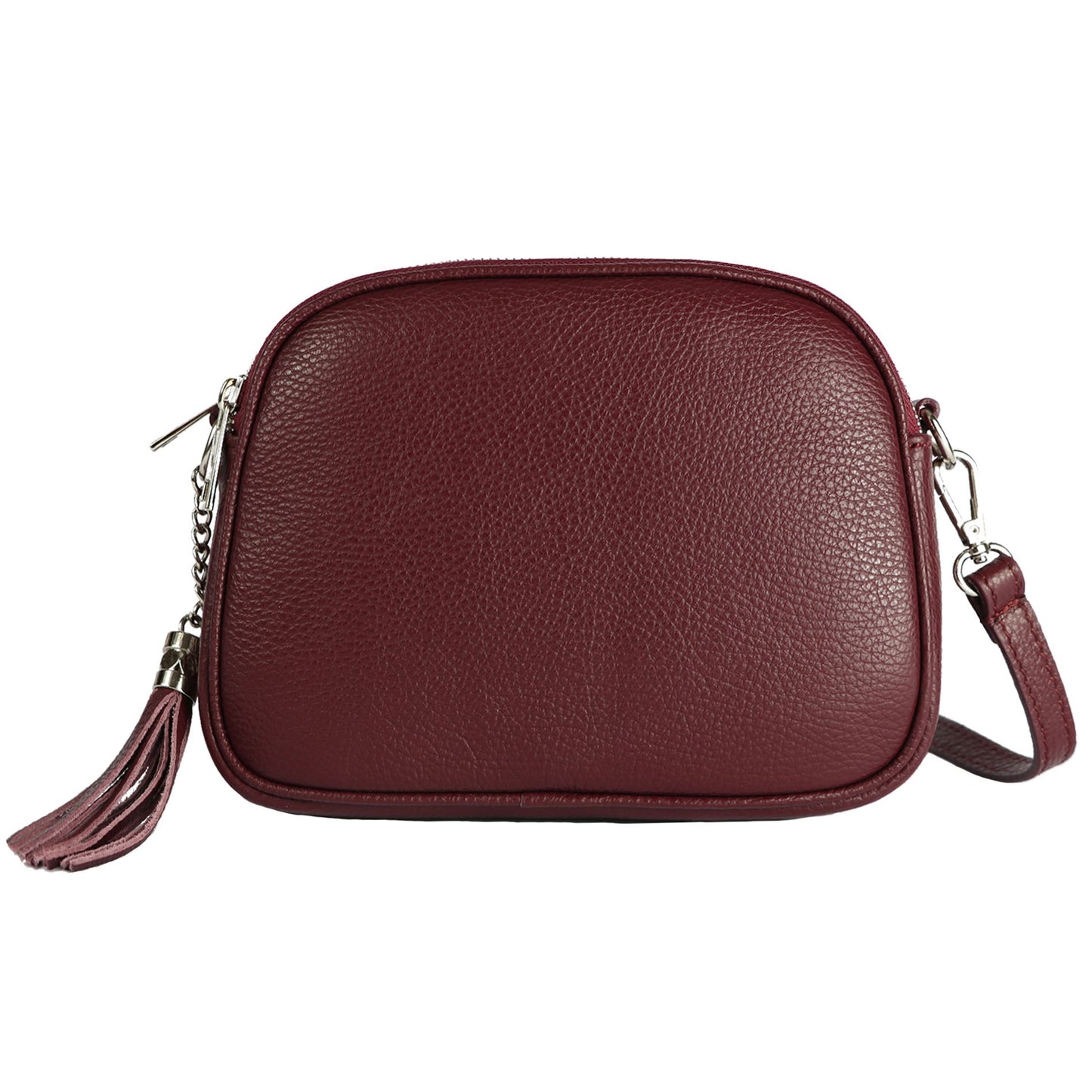 modamoda de - T238 - ital. Damen Umhängetasche Leder Medium