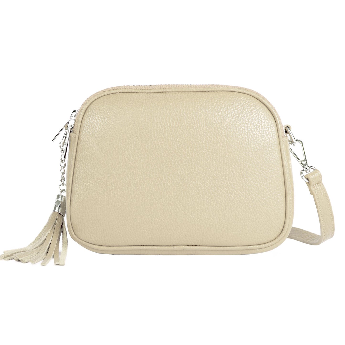 modamoda de - T238 - ital. Damen Umhängetasche Leder Medium