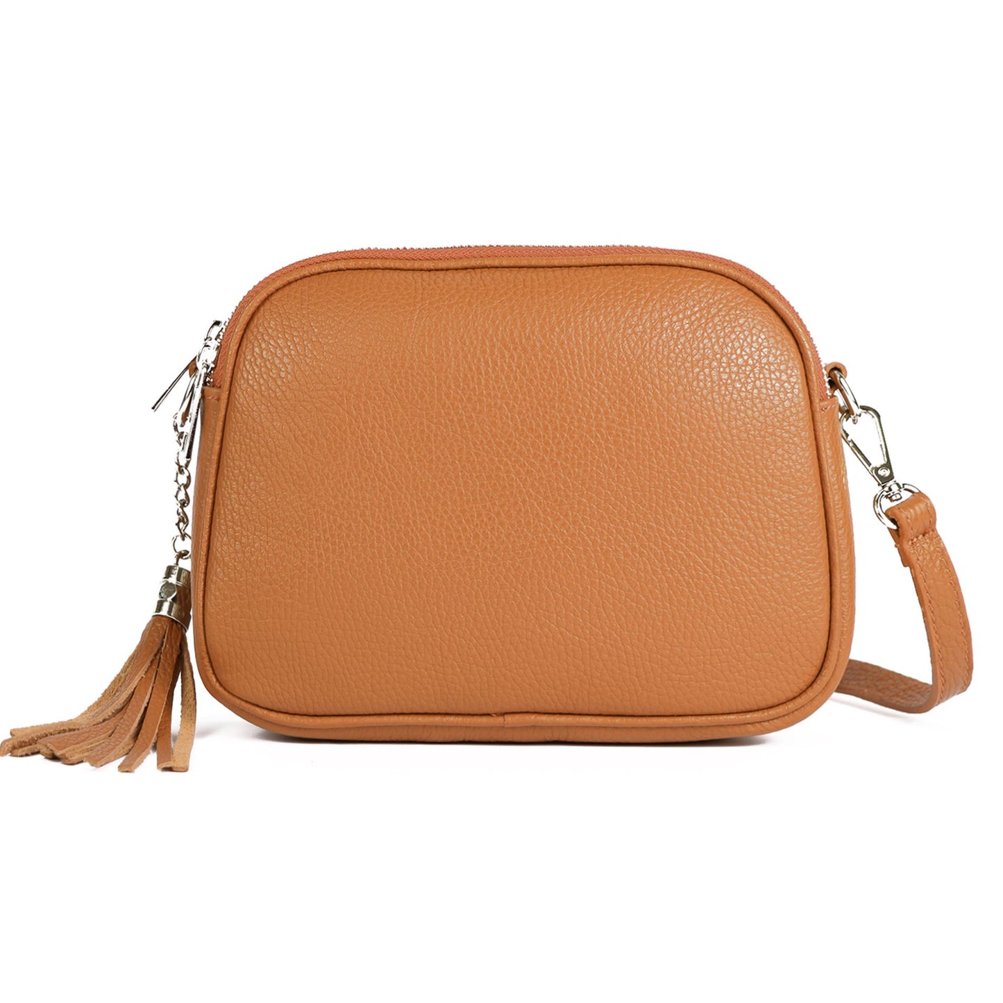 modamoda de - T238 - ital. Damen Umhängetasche Leder Medium