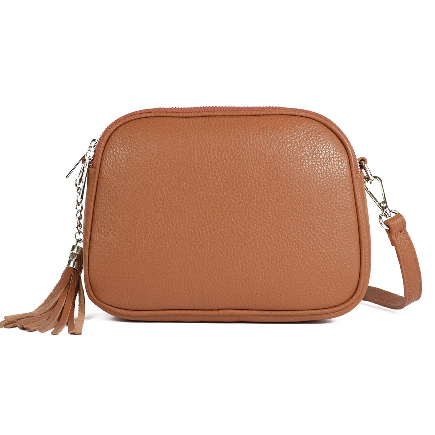 modamoda de - T238 - ital. Damen Umhängetasche Leder Medium