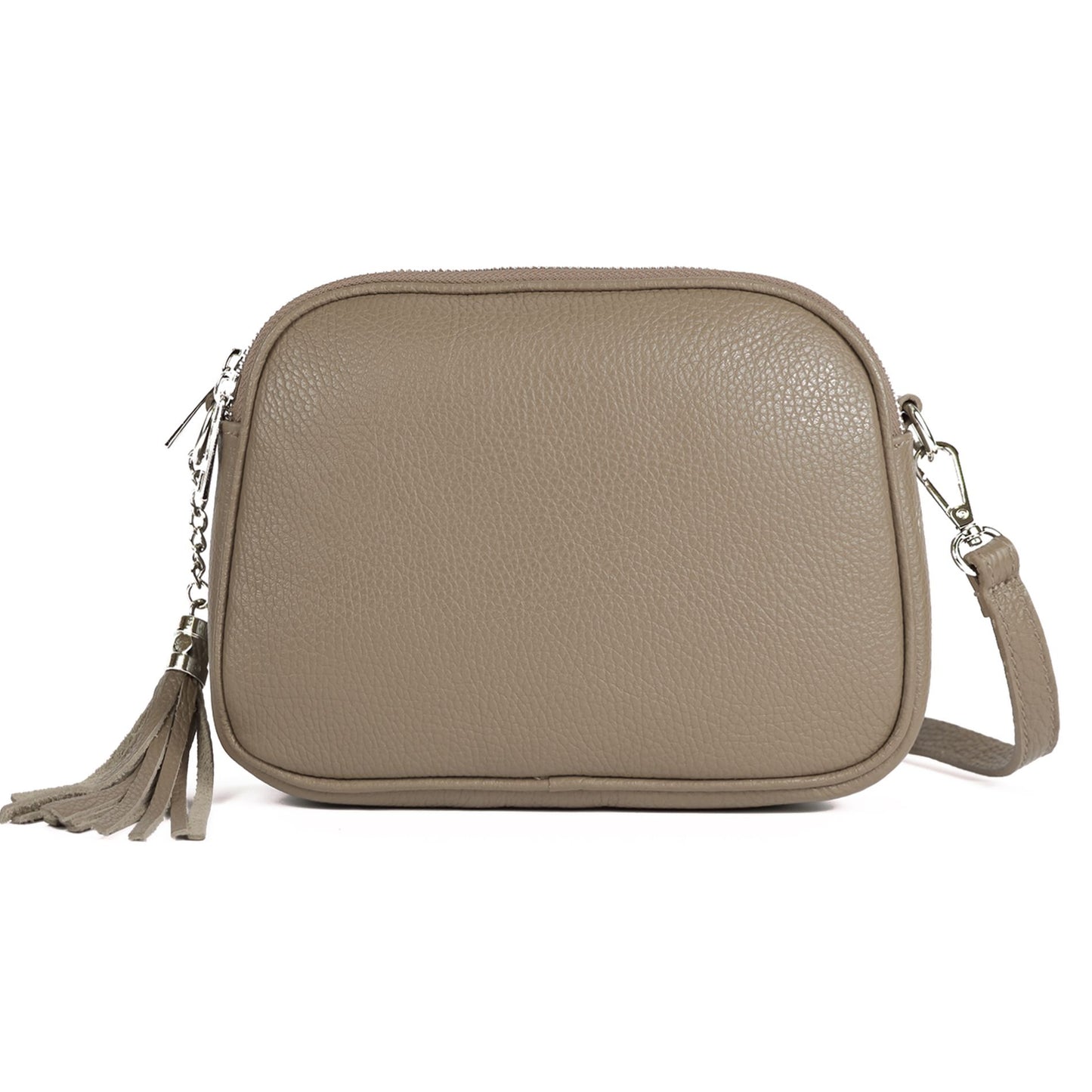 modamoda de - T238 - ital. Damen Umhängetasche Leder Medium