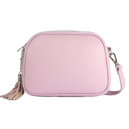 modamoda de - T238 - ital. Damen Umhängetasche Leder Medium