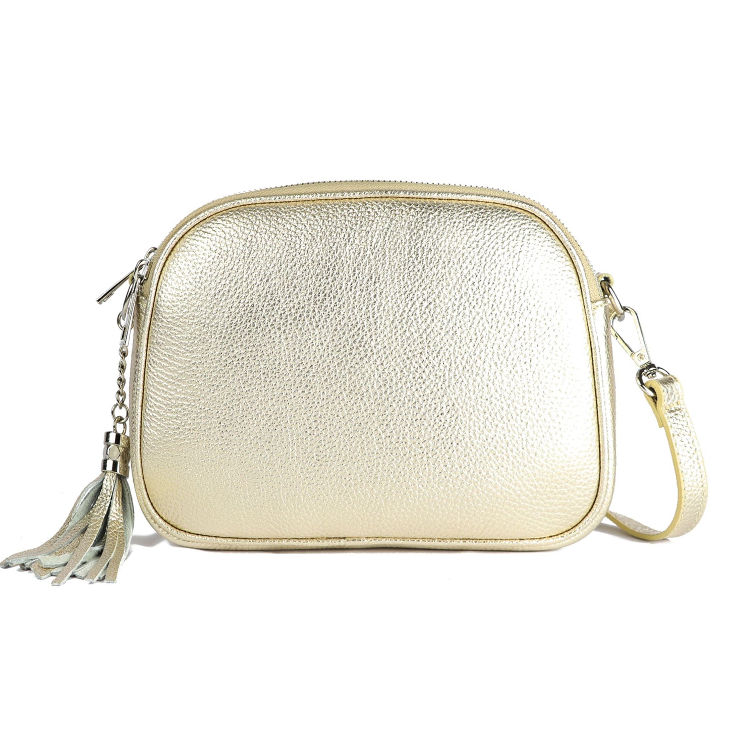 modamoda de - T238 - ital. Damen Umhängetasche Leder Medium