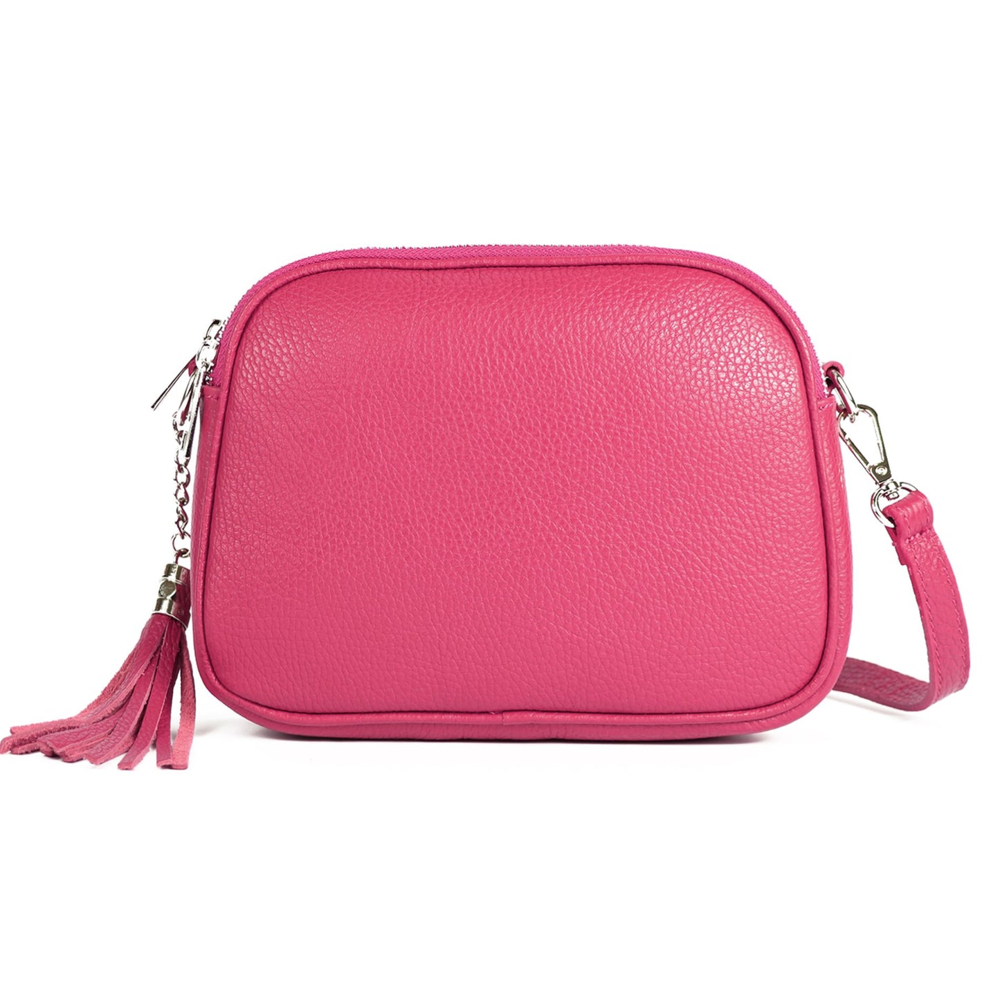 modamoda de - T238 - ital. Damen Umhängetasche Leder Medium